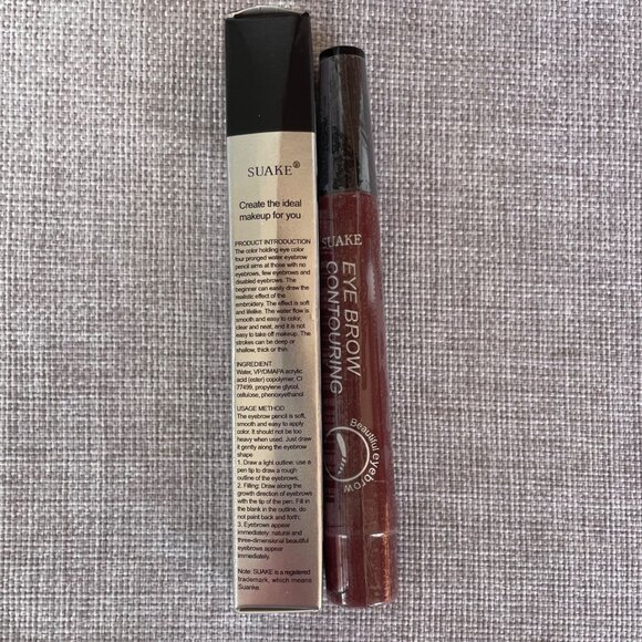 Suake 4 Headed Contouring Eyebrow Pen Waterproof Shade 3 Reddish Brown Full Size - Picture 4 of 5